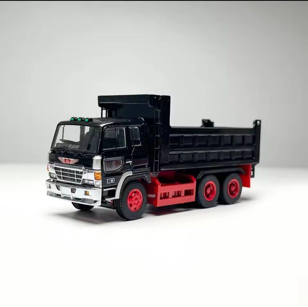 DBGT 1/64 日野 スーパードルフィン ダンプ トラック ブラック 黒