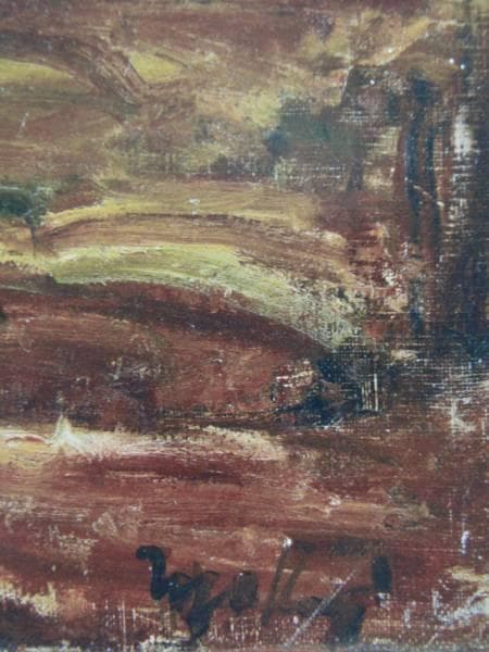 鳥海青児、アルジェ風景、希少画集画、新品高級額装付