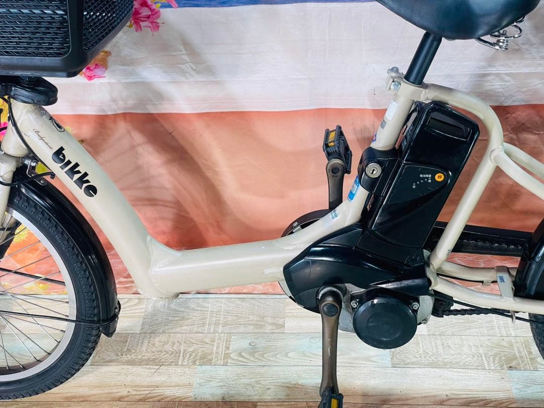 超人気！BIKKE ビッケ13AH！⭐️ブリヂストン子供乗せ電動自転車Y3263
