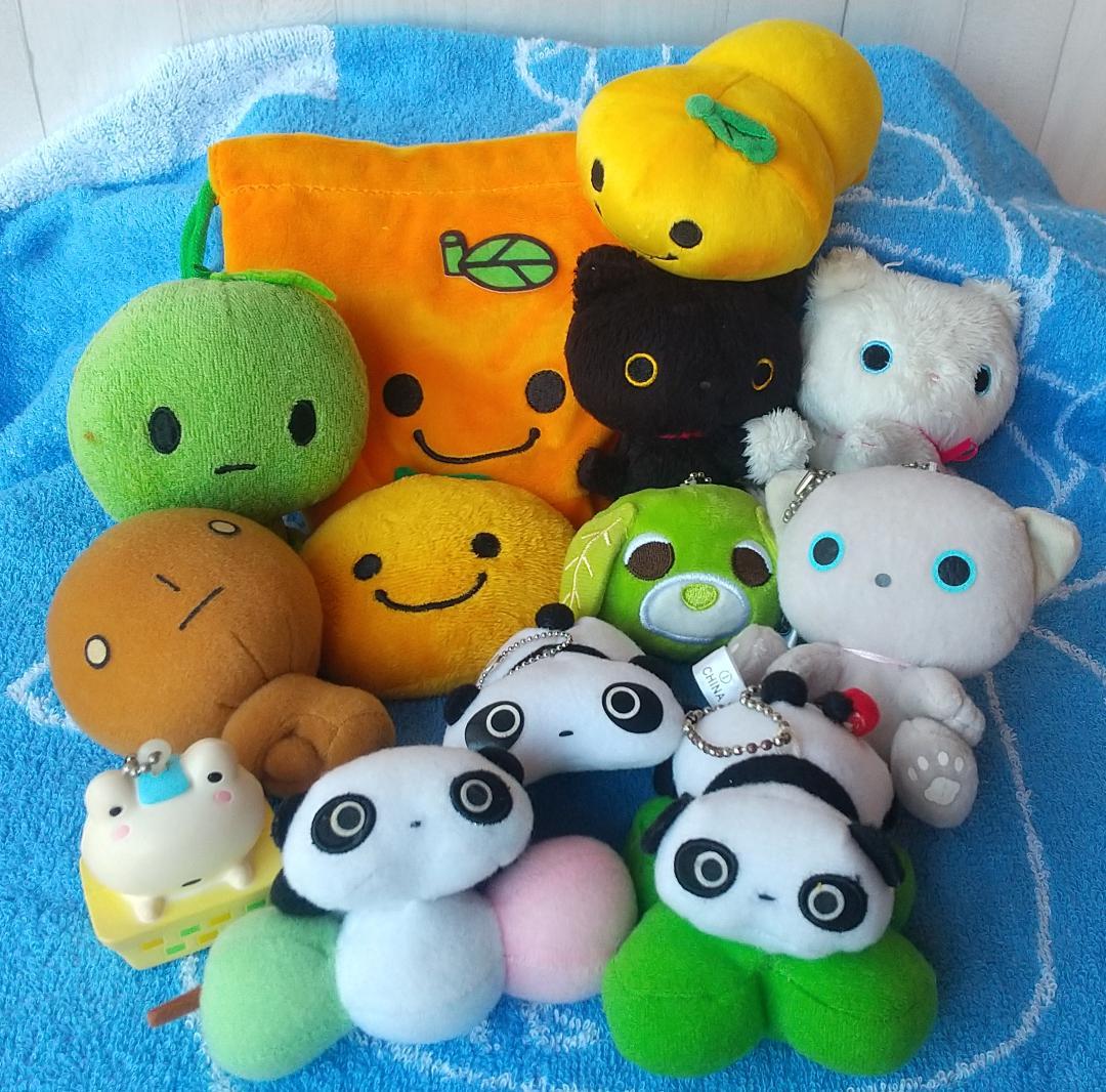 みかんぼうや　靴下にゃんこ　こげぱん　たれぱんだ　ぬいぐるみ　マスコット