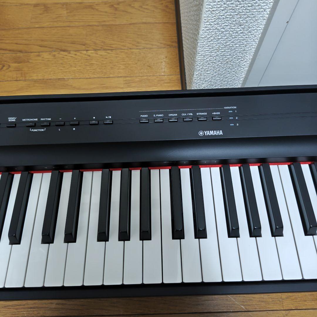 【美品】 YAMAHA 電子ピアノ P-125A ブラック 付属品完備 動作良好