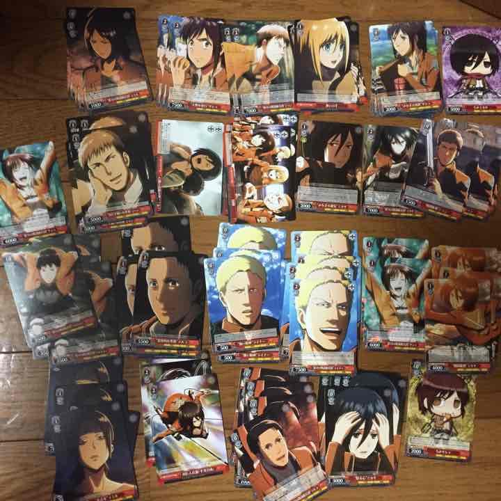 ヴァイスシュバルツ 進撃の巨人 赤 C、U、R 画像追加！