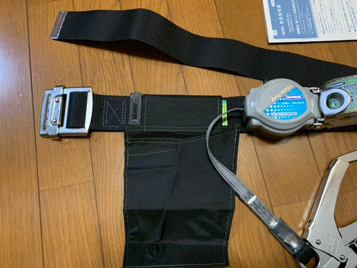 ツヨロン　胴ベルト型墜落制止用器具　ツーウェイリトラ　黒　Ｍ　ロック機能付き