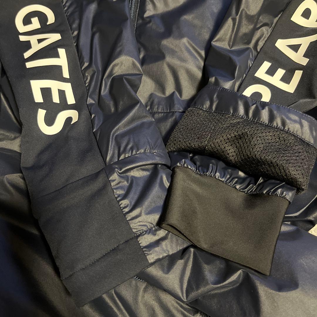 パーリーゲイツ　マイクロファイバー　ナイロンコート　保温性　フードあり