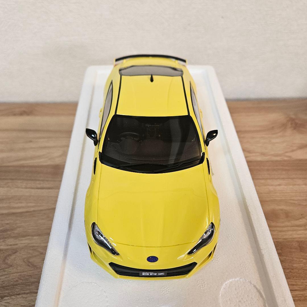 京商 イエロー KYOSHO 1/18 スバル SUBARU BRZ GT