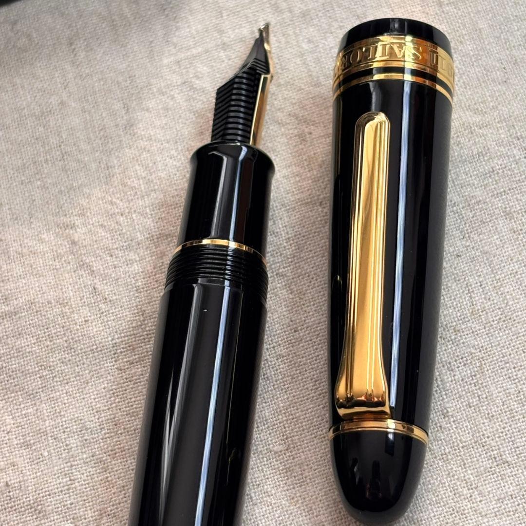 旧型セーラー長刀研ぎ万年筆KOPキング イーグル NAG21K特殊ペン先3枚重ね