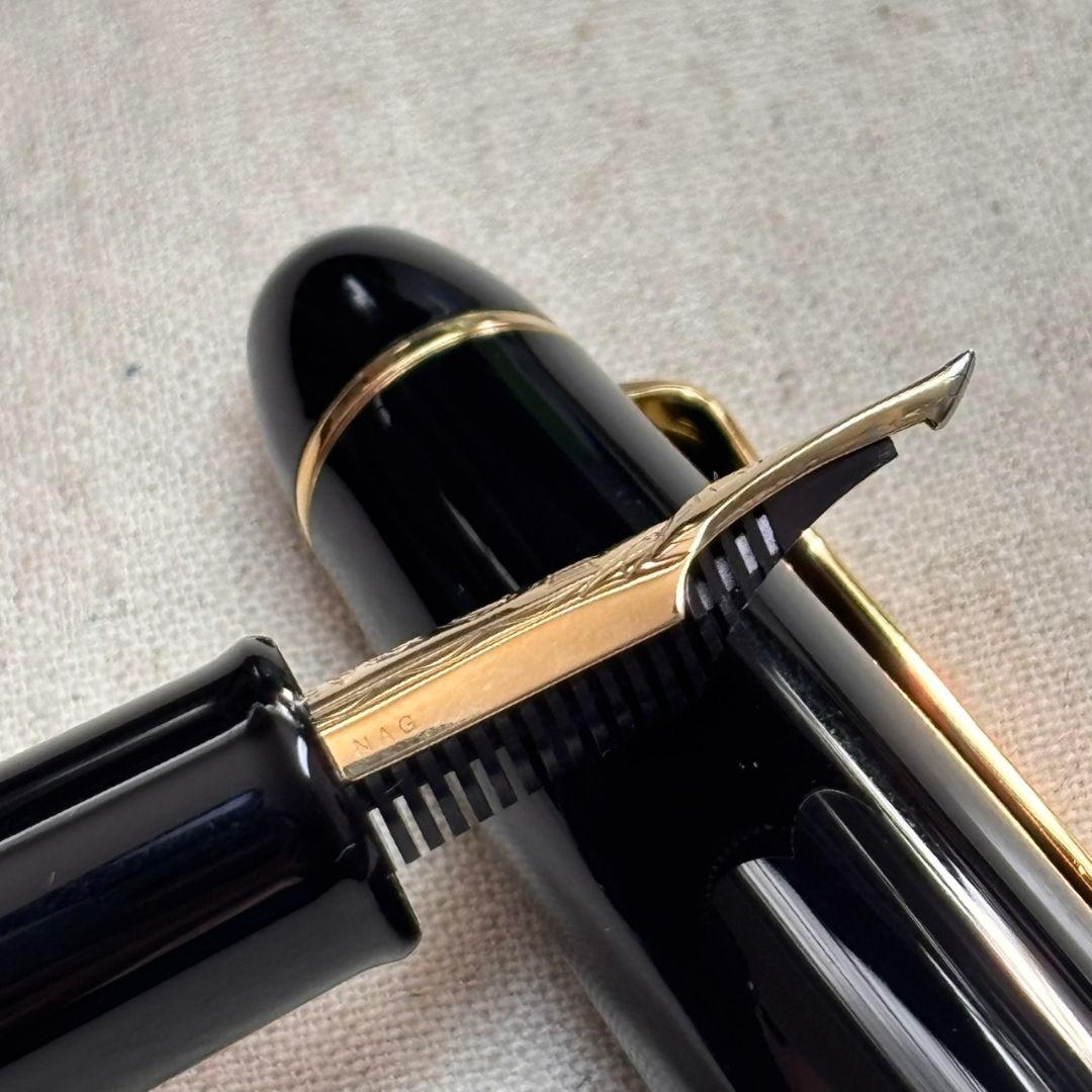 旧型セーラー長刀研ぎ万年筆KOPキング イーグル NAG21K特殊ペン先3枚重ね