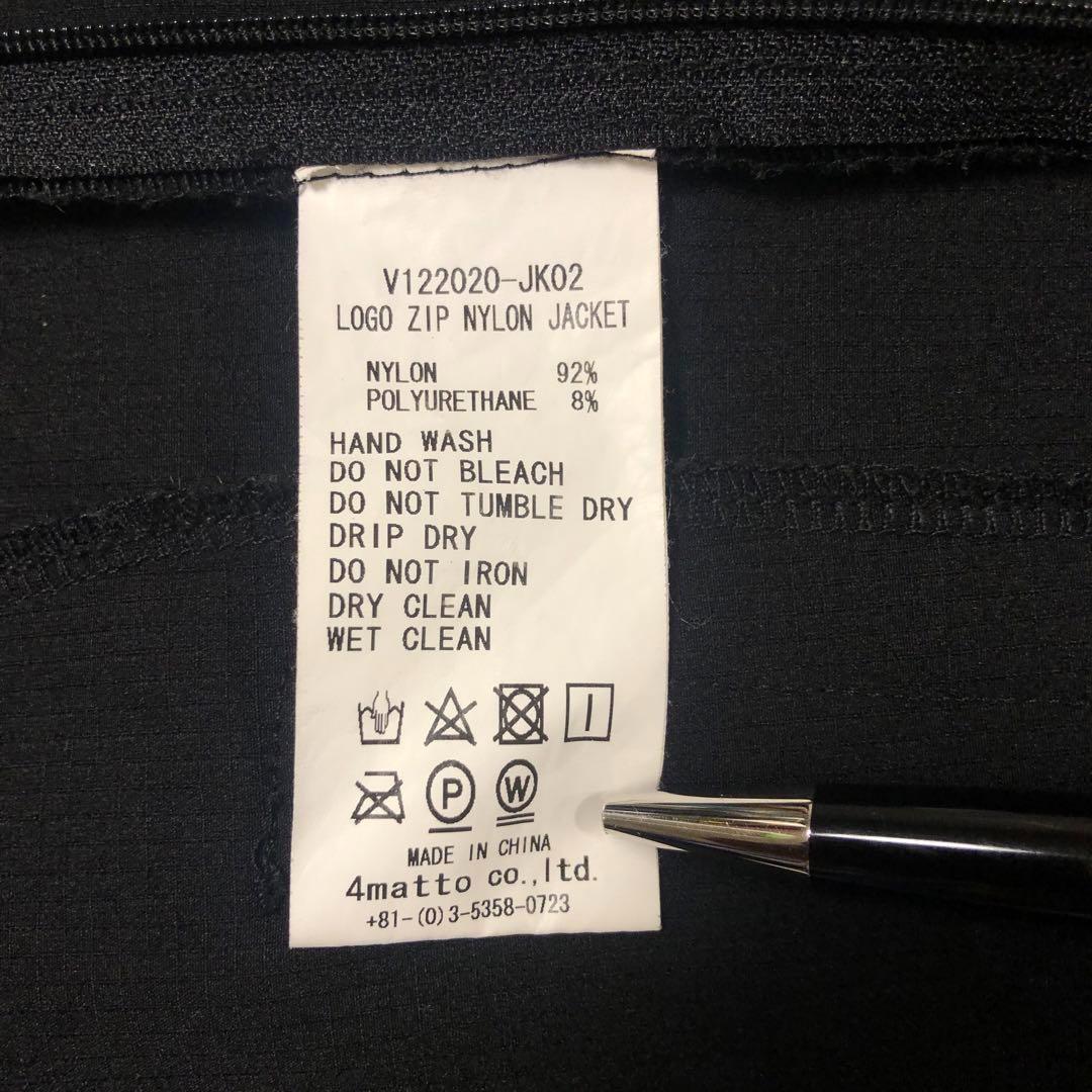 ヴィ・トゥエルヴ 2021年モデル ハーフジップ ジャケット◆ブラック XL