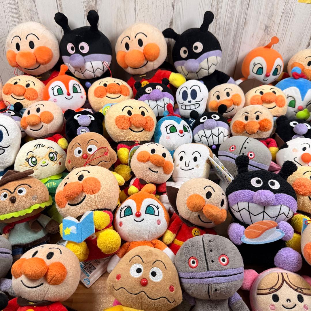 アンパンマン キャラクター ぬいぐるみ 大量 セット 50体以上！