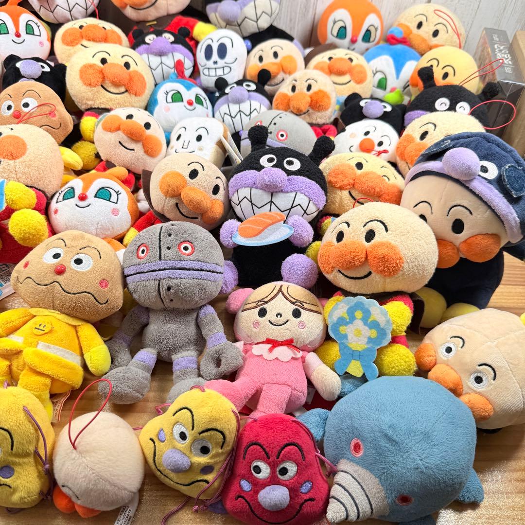 アンパンマン キャラクター ぬいぐるみ 大量 セット 50体以上！