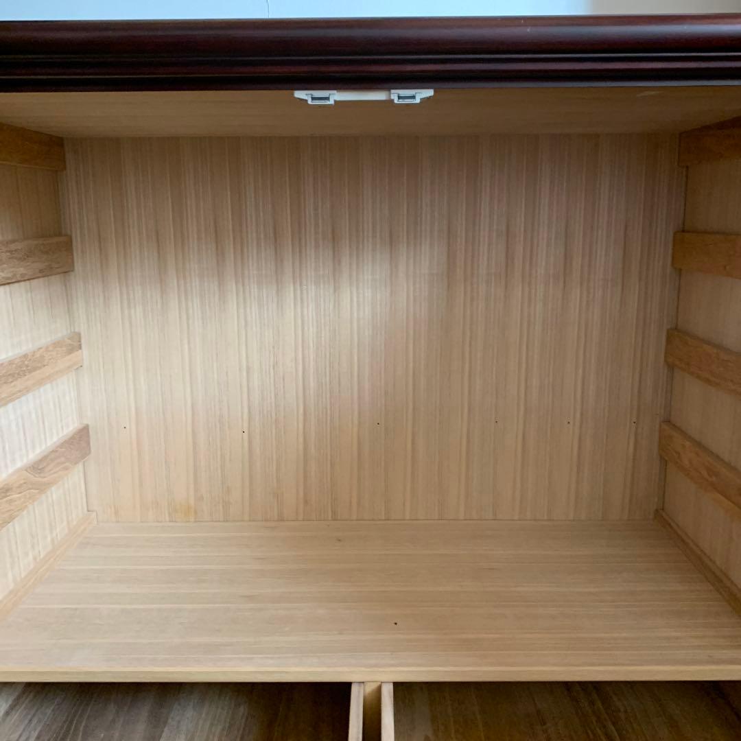 府中家具　桐　紫檀　引き出し付き　《分解発送》　無垢　リメイクにも