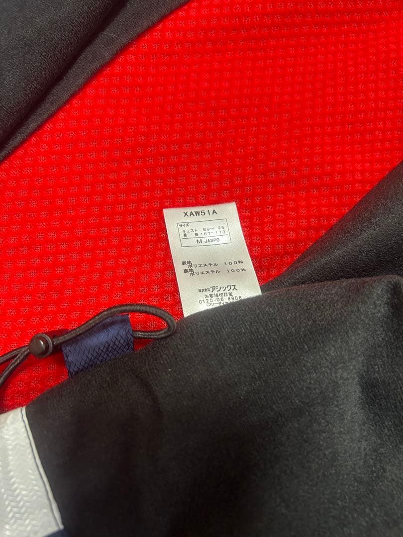 【新品タグ付】アシックス ジャムジーASブレーカー 上下 M ネイビー 裏起毛