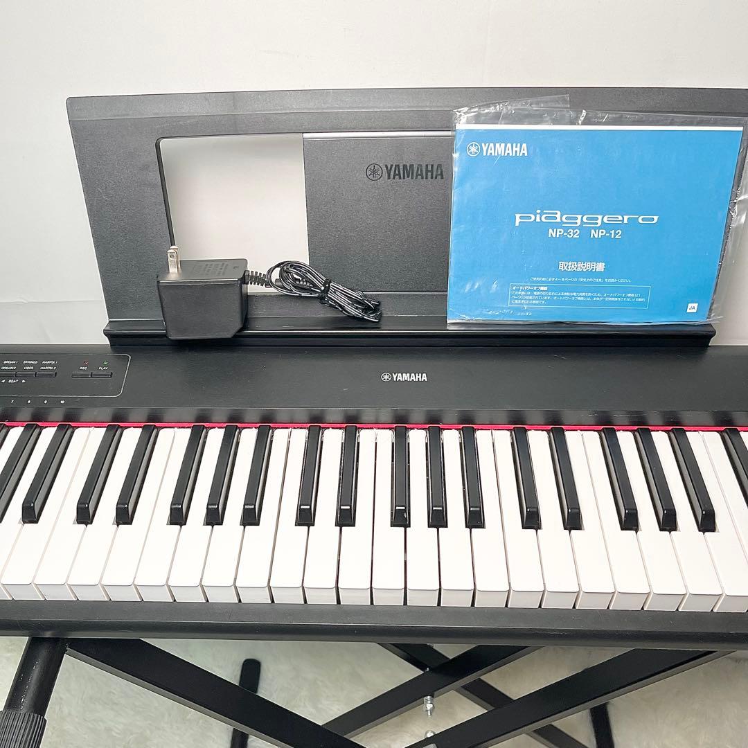 【美品】YAMAHA 電子ピアノ Piaggero NP-12 スタンド付き