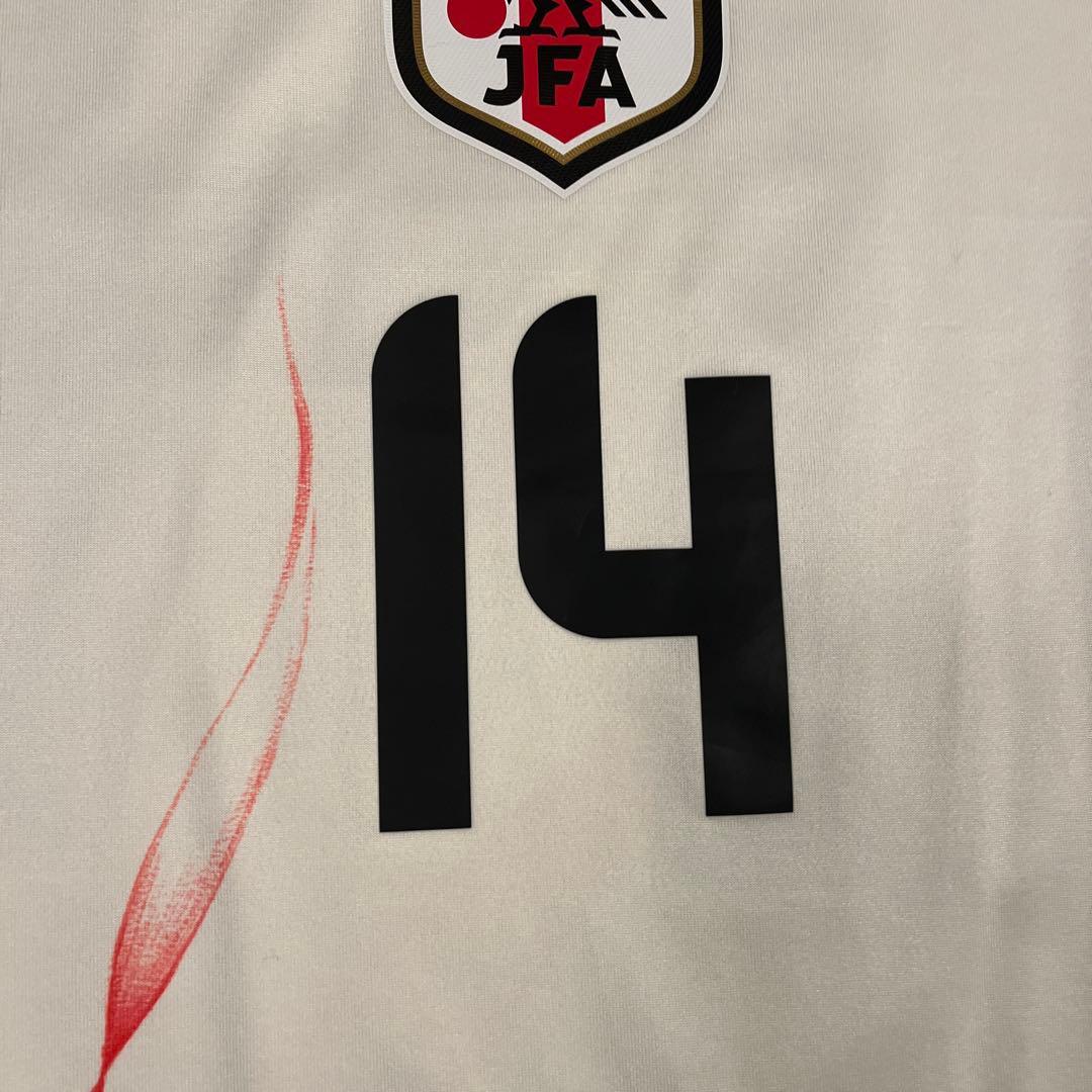 正規品）日本代表 ユニフォーム 伊東純也 オーセンティック 炎 アウェイ