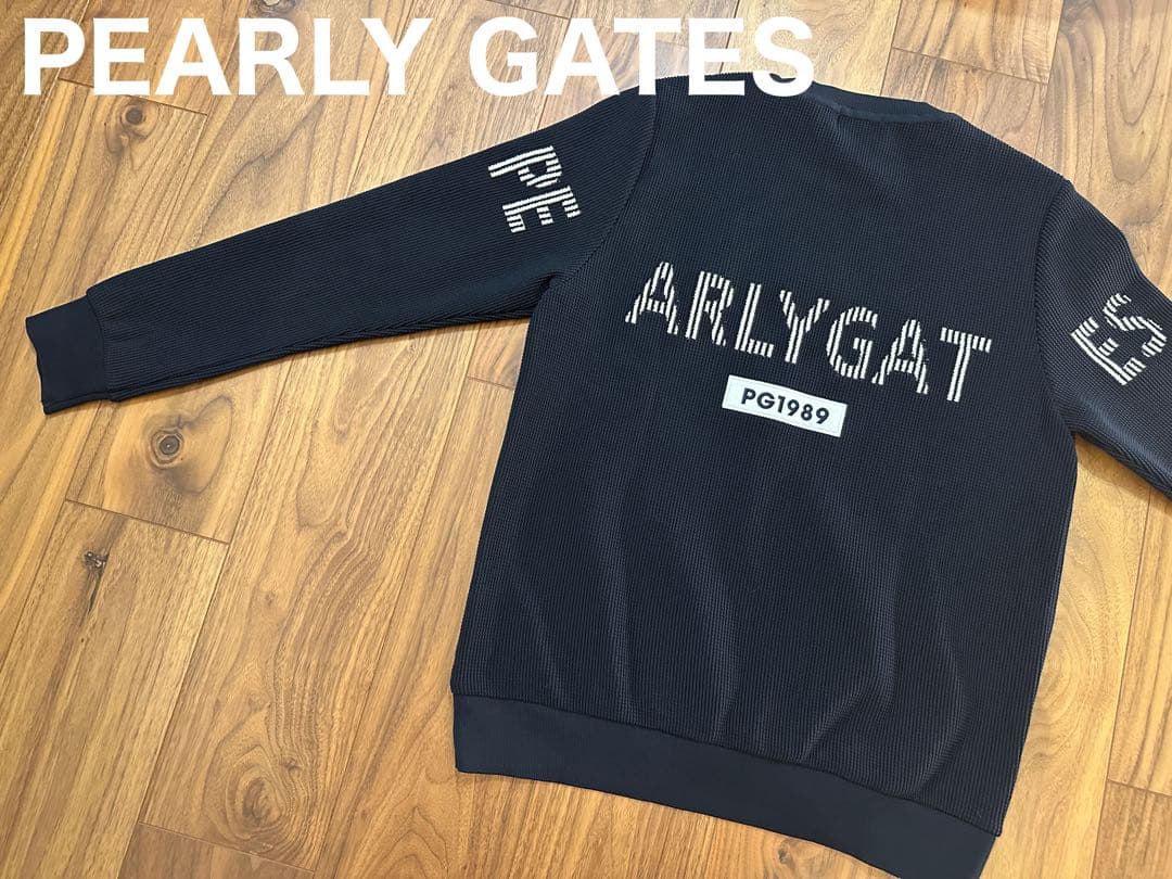 パーリーゲイツ　ニット　メンズ　サイズ４　ネイビー