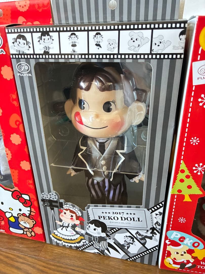 不二家 ペコちゃん　人形　10体セット　専用紙袋　ドール　FUJIYA