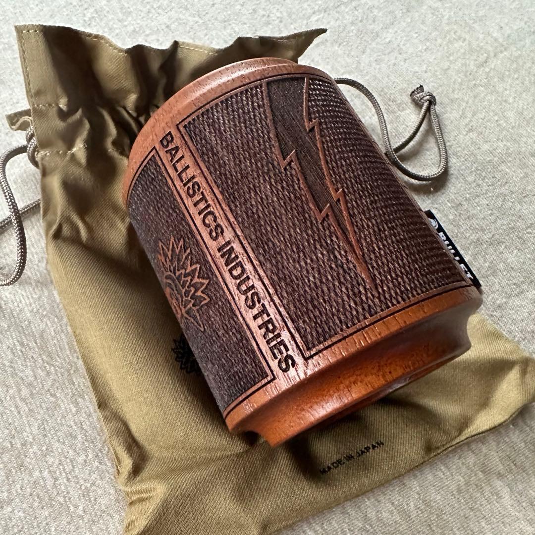 新品 BALLISTICS チェッカリング カップ ウレタン 仕上げ ブラウン