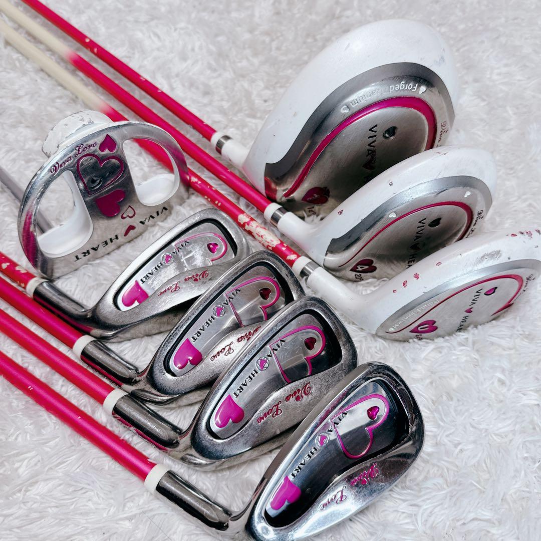 初心者 viva heart レディース ゴルフ アイアン ドライバー