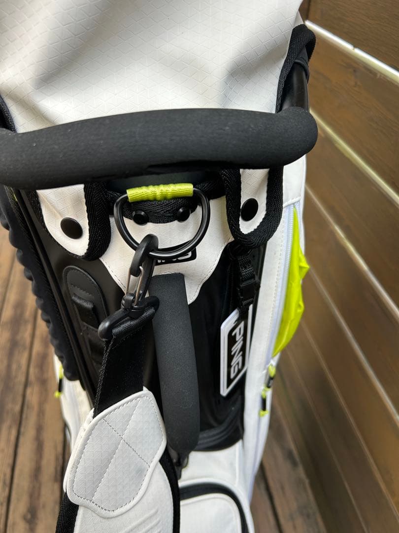 PING キャディバッグ ホワイト/ブラック