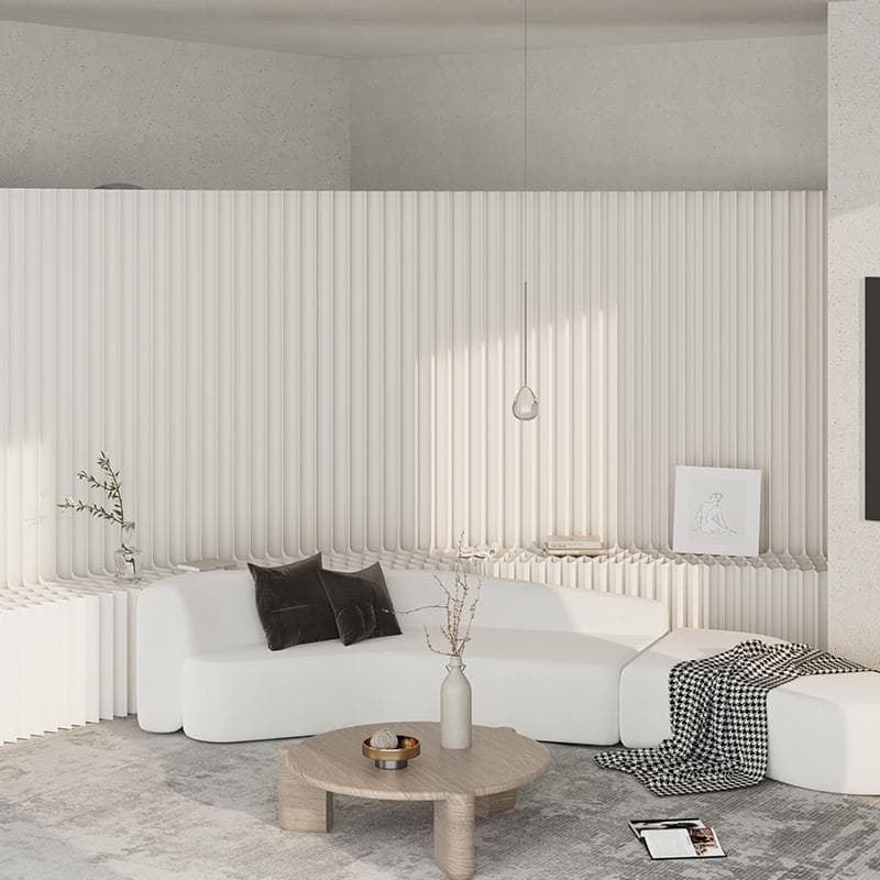 紙製パーテーション陳列展示台高さ2ｍ長さ3-4ｍ組立不要折りたたみ衝立仕切り