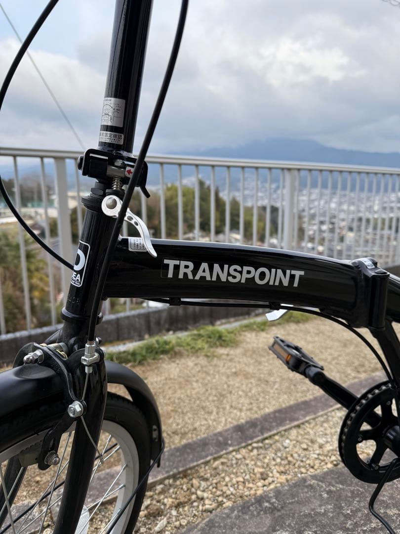 TRANSPORT 折りたたみ自転車 黒