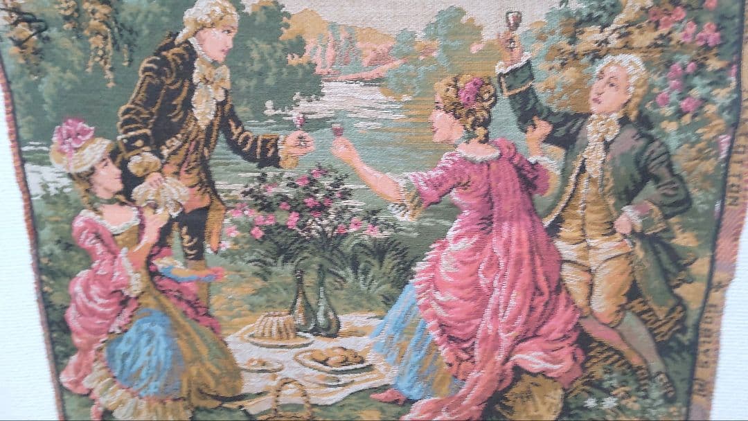 Golbys 高級フランス製ゴブラン織りアンティークラージサイズ