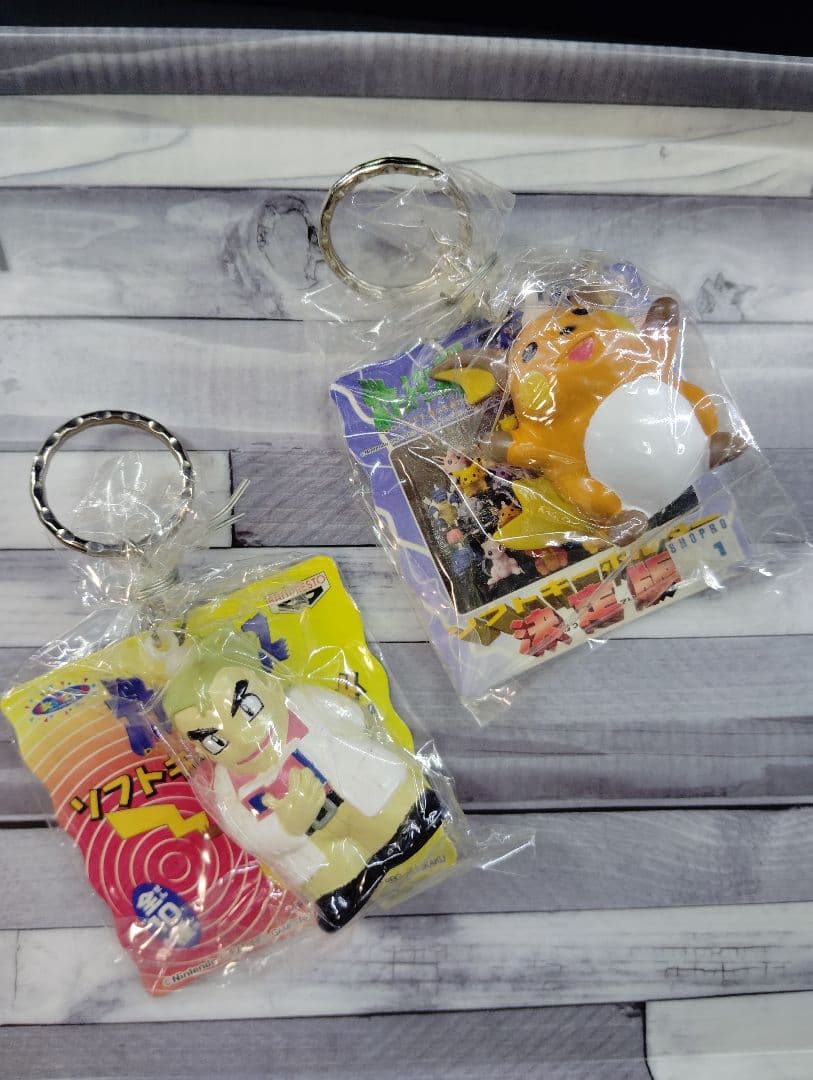 レトロ　ポケモン　ソフトキーホルダー　ピカチュウ　博士　フシギソウ　まとめ売り