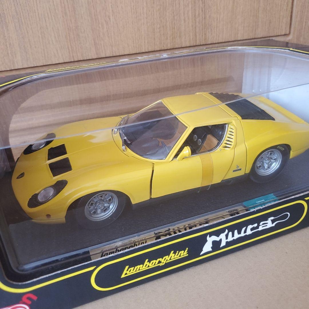 アンソン ランボルギーニ・ミウラ 1/18 ミニカー 絶版品