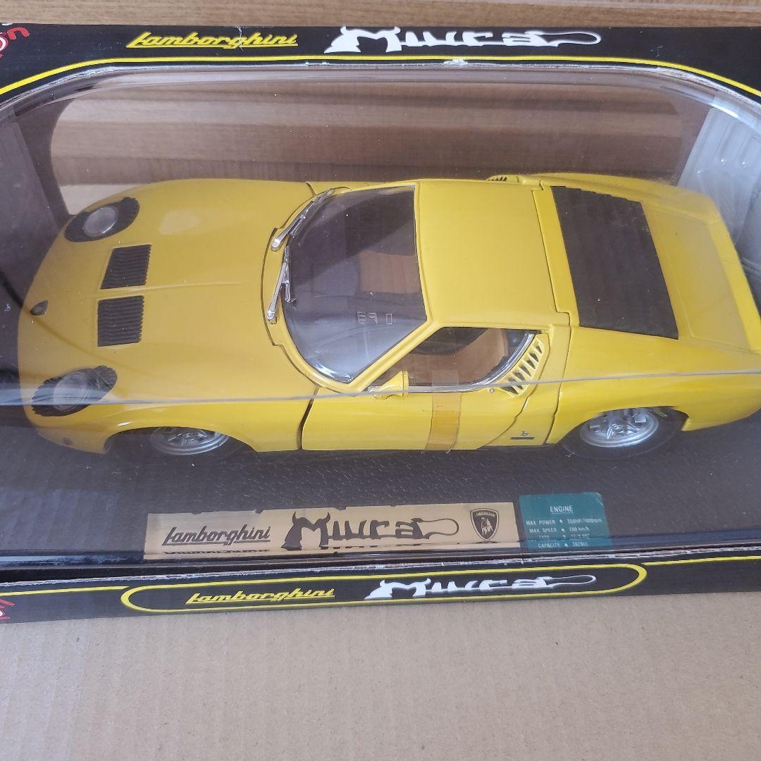 アンソン ランボルギーニ・ミウラ 1/18 ミニカー 絶版品