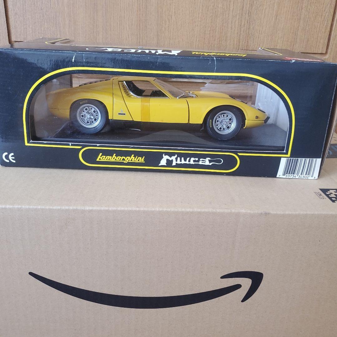 アンソン ランボルギーニ・ミウラ 1/18 ミニカー 絶版品