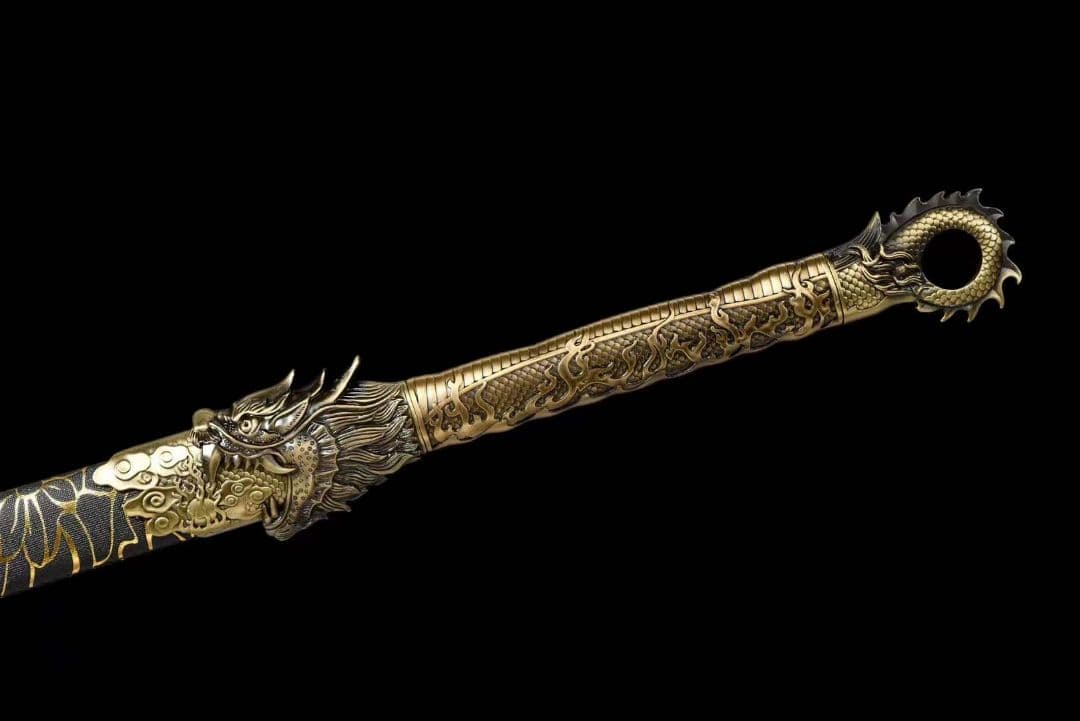 『赤龍』20230380 古兵器 武具　刀装具　日本刀　模造刀 居合刀 長尺