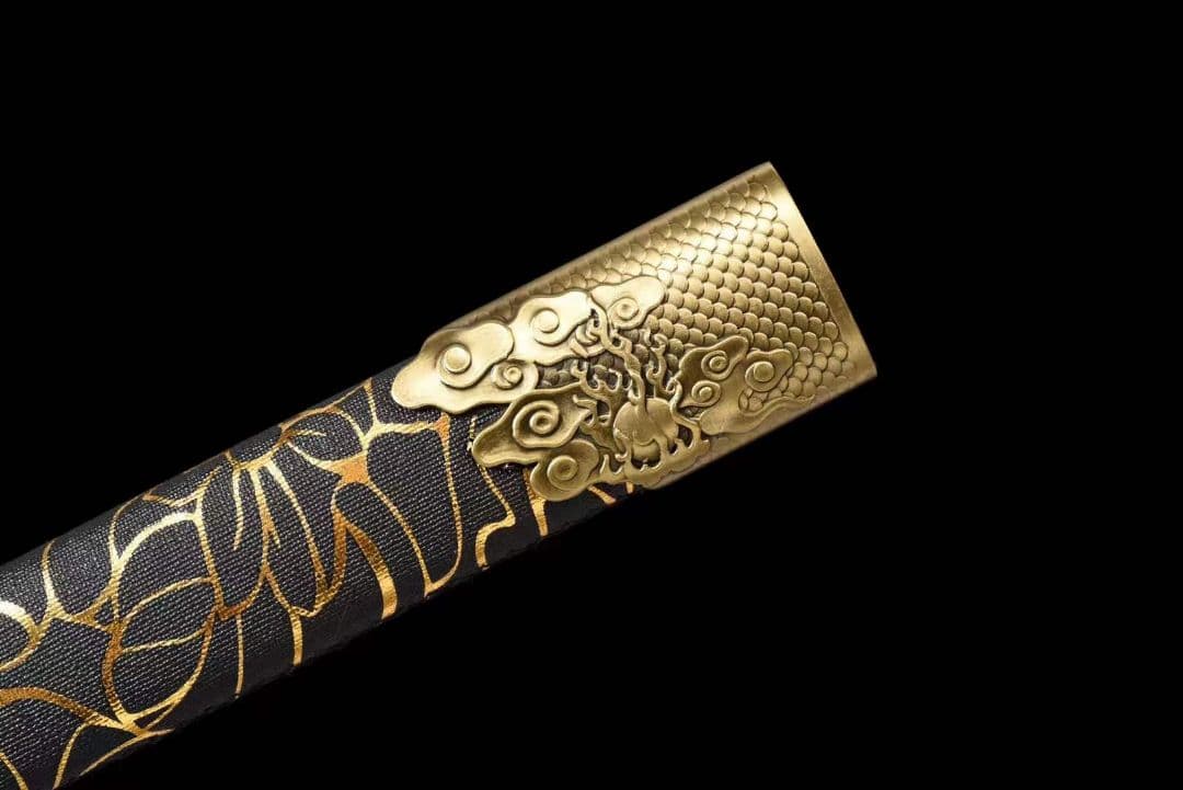 『赤龍』20230380 古兵器 武具　刀装具　日本刀　模造刀 居合刀 長尺