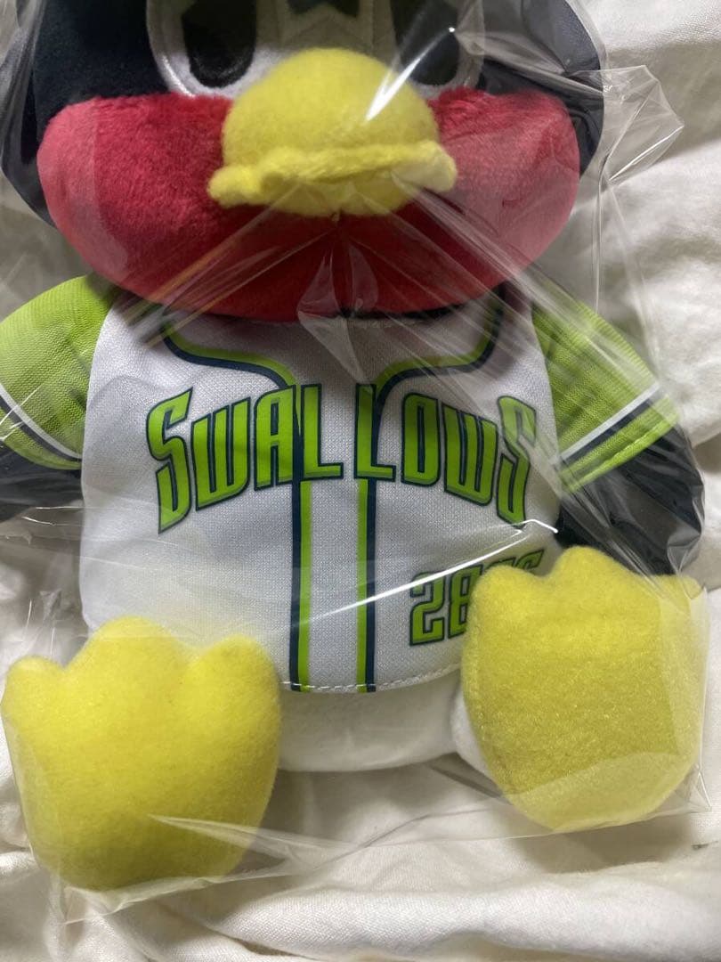 東京ヤクルトスワローズ お座り つば九郎 小 CREWユニホームv