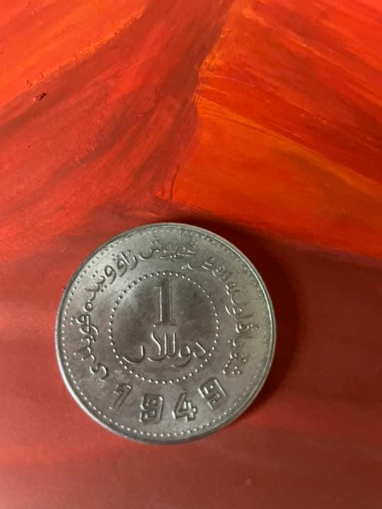 中国民国三十八年新疆省造钱币壹圆 銀貨稀少品收藏品