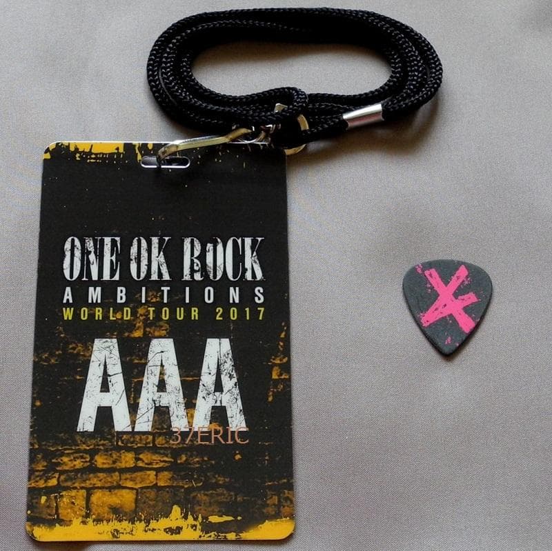 ONE OK ROCK ワンオクロック サウスアメリカ AAAパス ギターピック