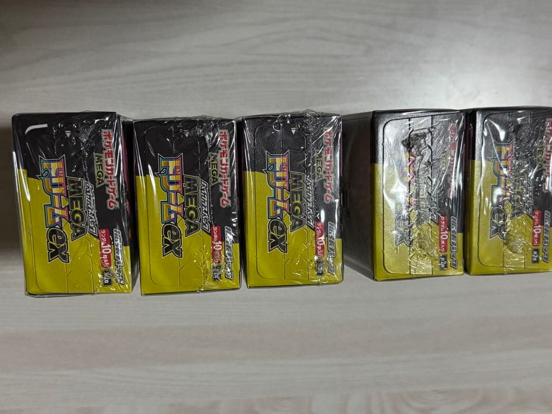 ポケモンカード MEGAドリームex 5BOX シュリンク付