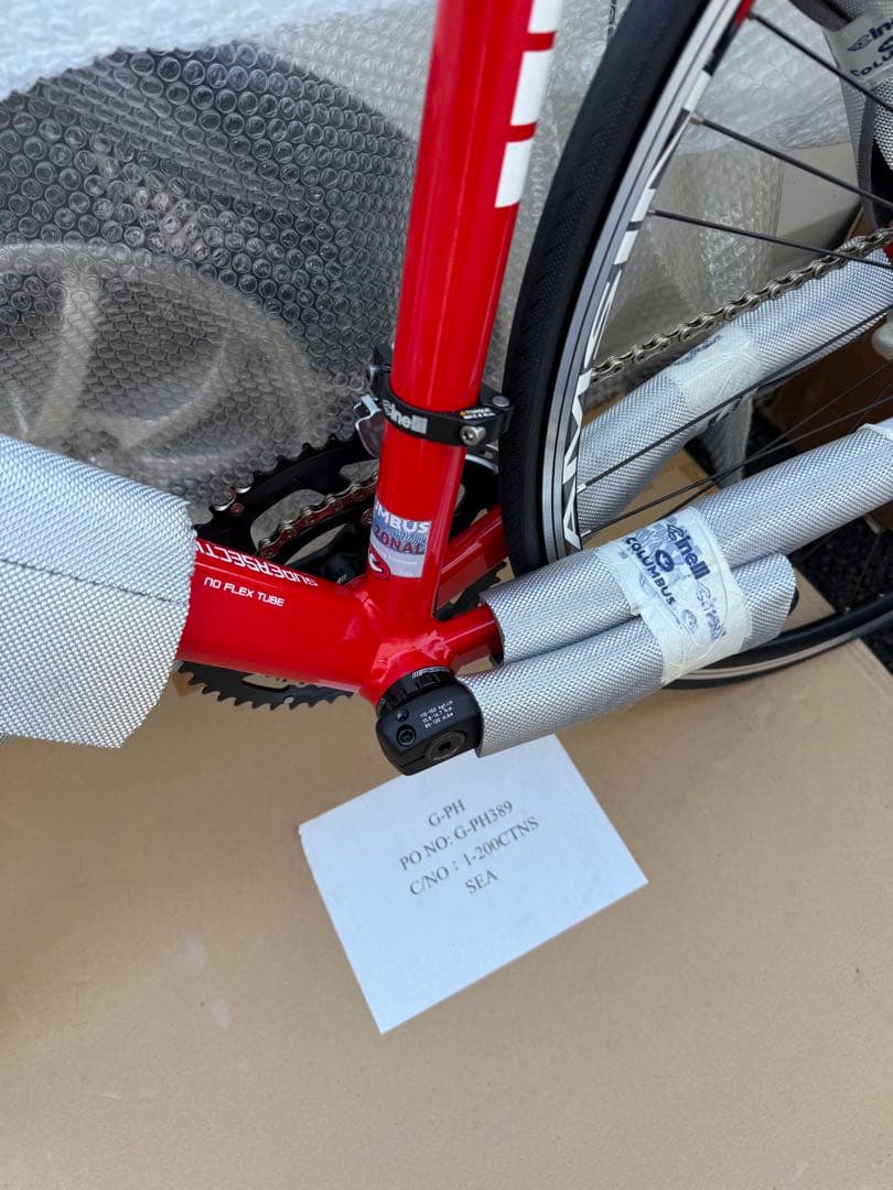 新品未使用 完成車 チネリ エクスペリエンス レッド 46 xs