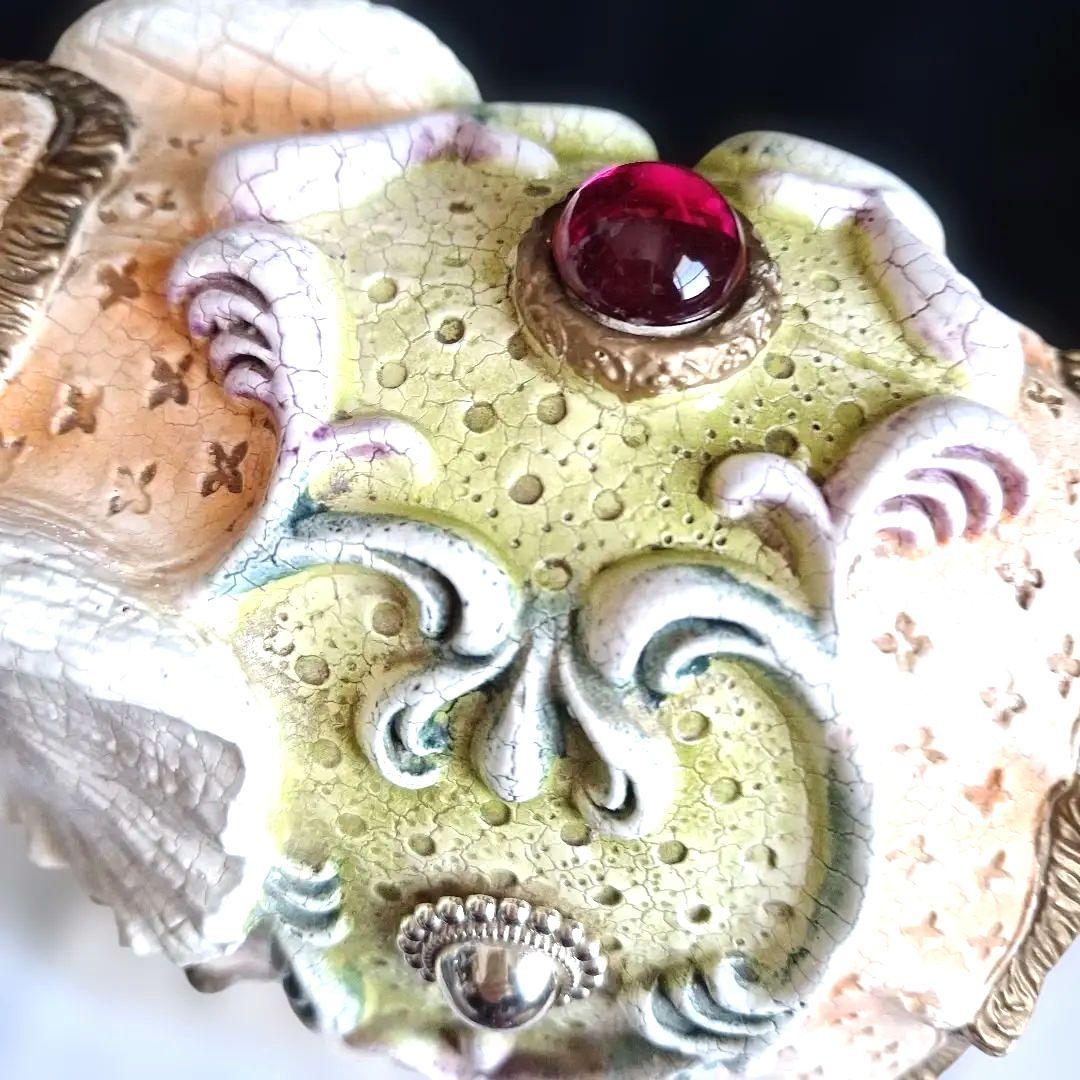 象の置物　2体セット　　陶器　オブジェ　運気上昇　インテリア　ヴィンテージ