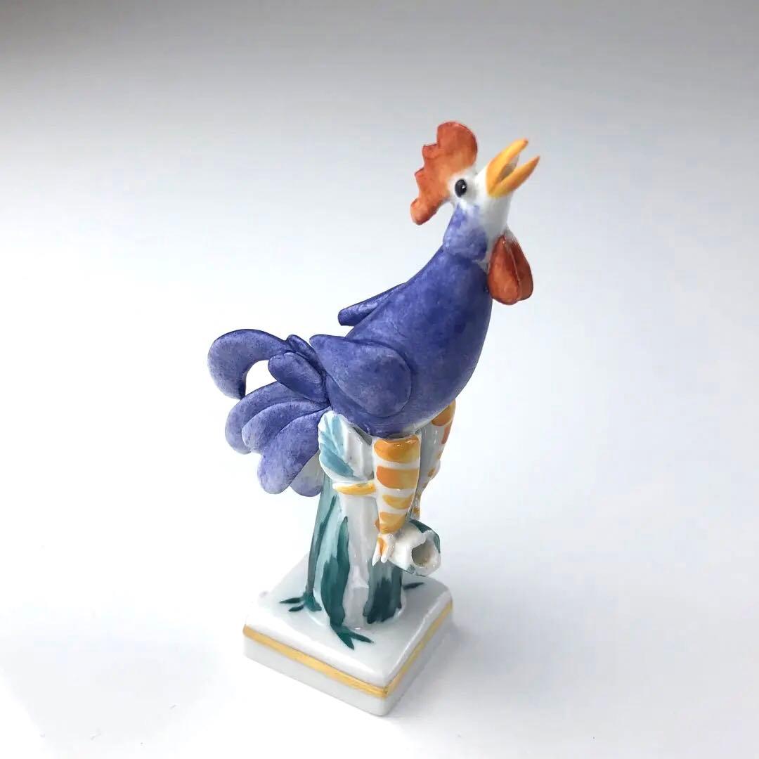 マイセン　鶏　置物　マッキー