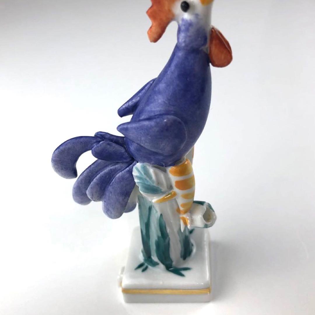 マイセン　鶏　置物　マッキー