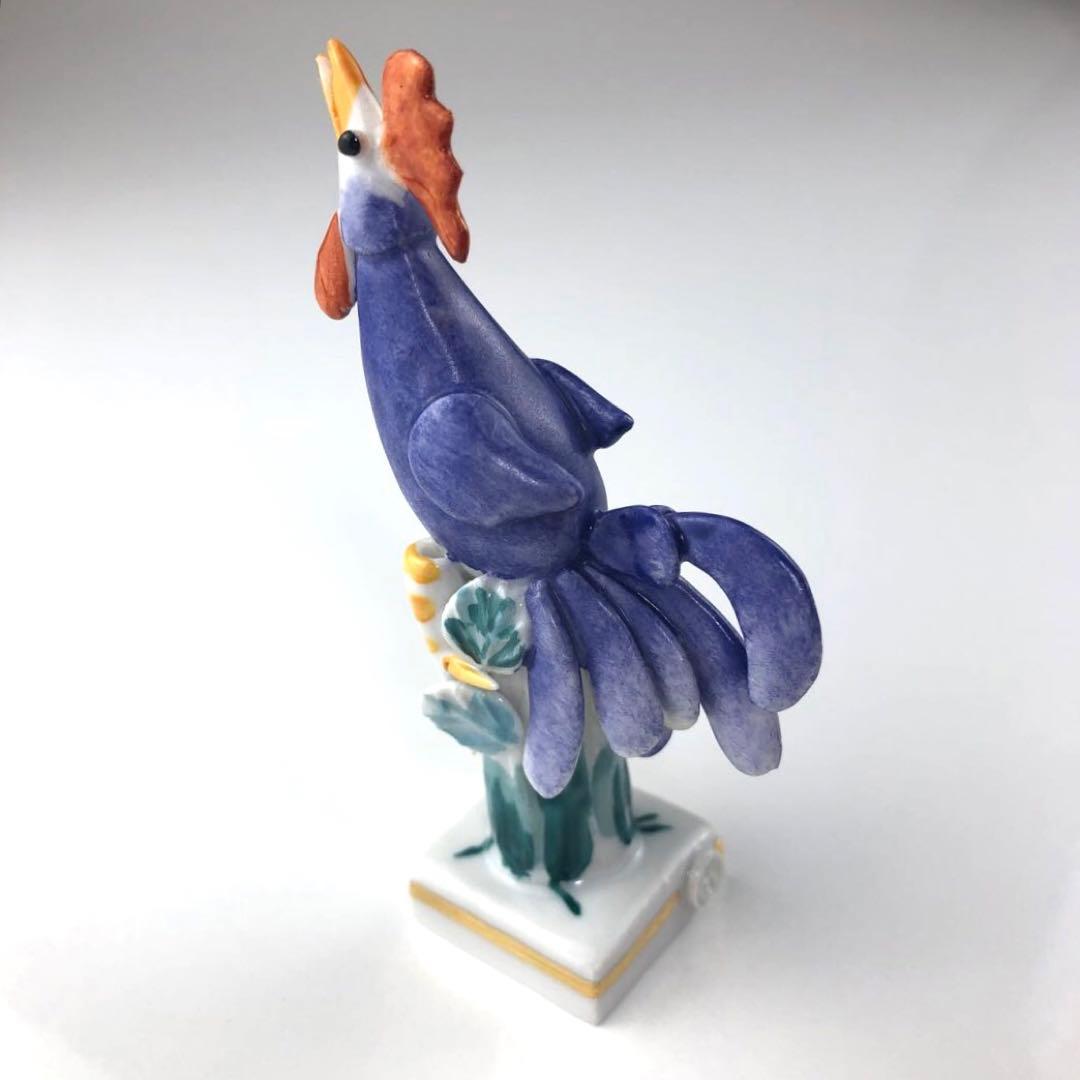 マイセン　鶏　置物　マッキー