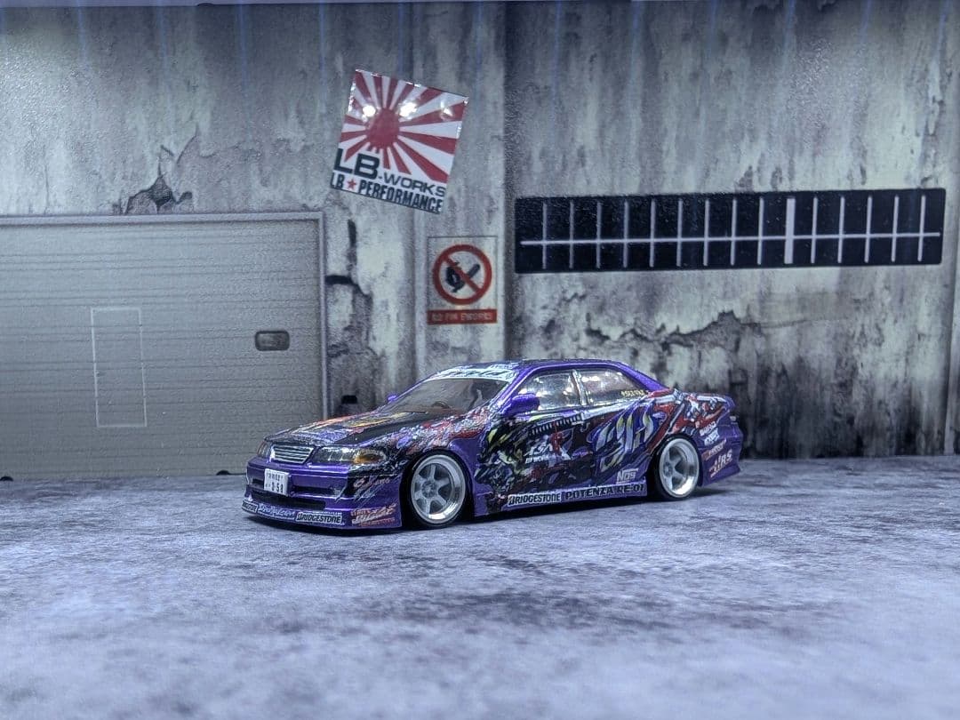 1/64 Tarmac Works トヨタ VERTEX マークII D１風