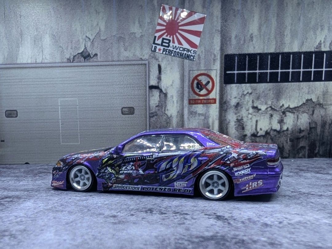 1/64 Tarmac Works トヨタ VERTEX マークII D１風