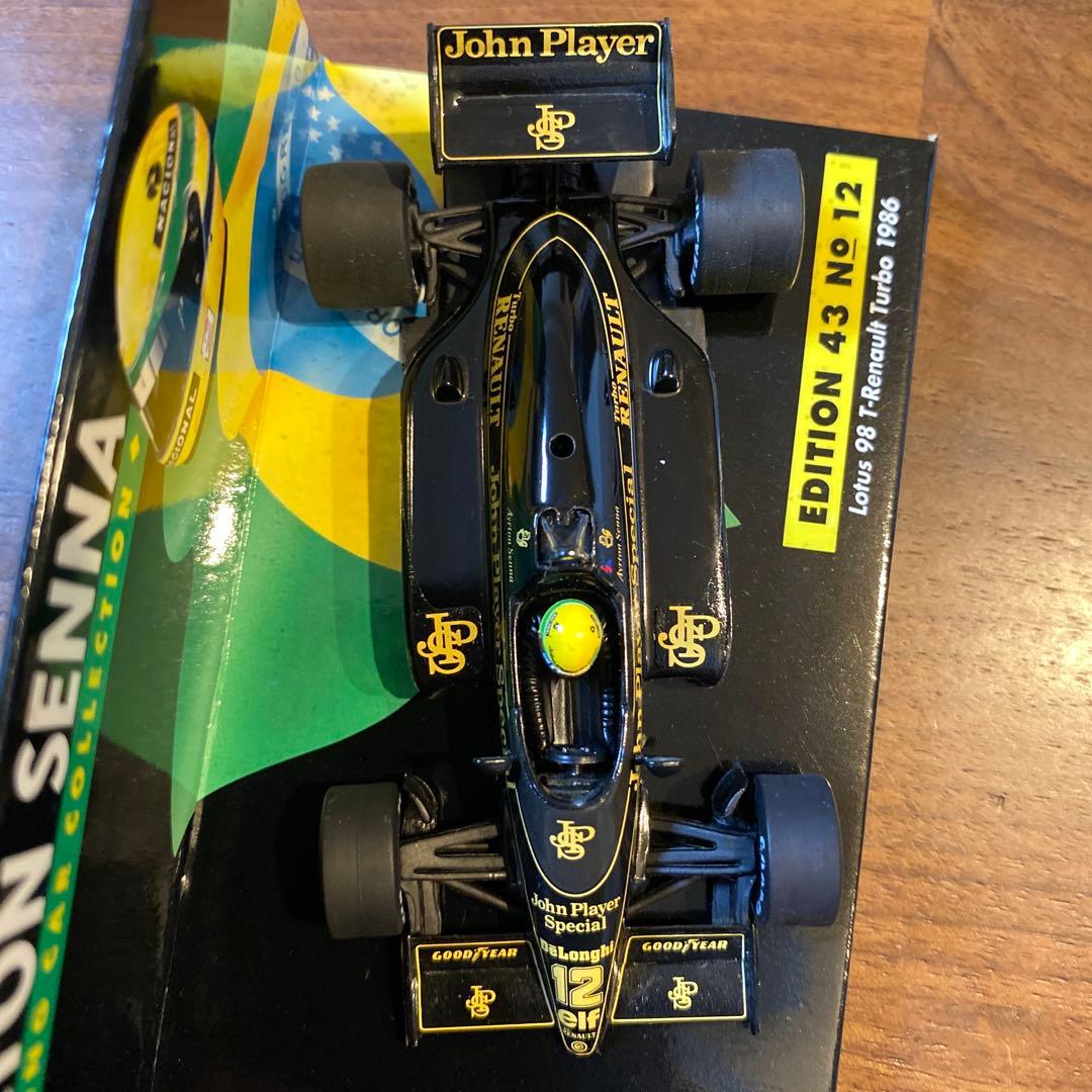 アイルトン・セナ 1986年 ロータス 98T ／ F1 ミニチャンプス