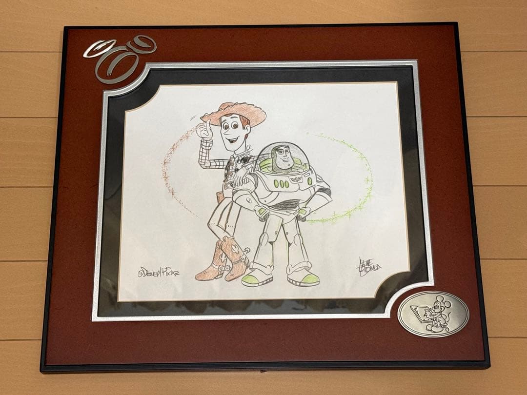 トイストーリー イラスト 額縁付き
