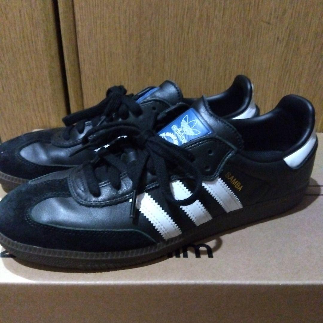 adidas Samba ブラック/ホワイト27.5