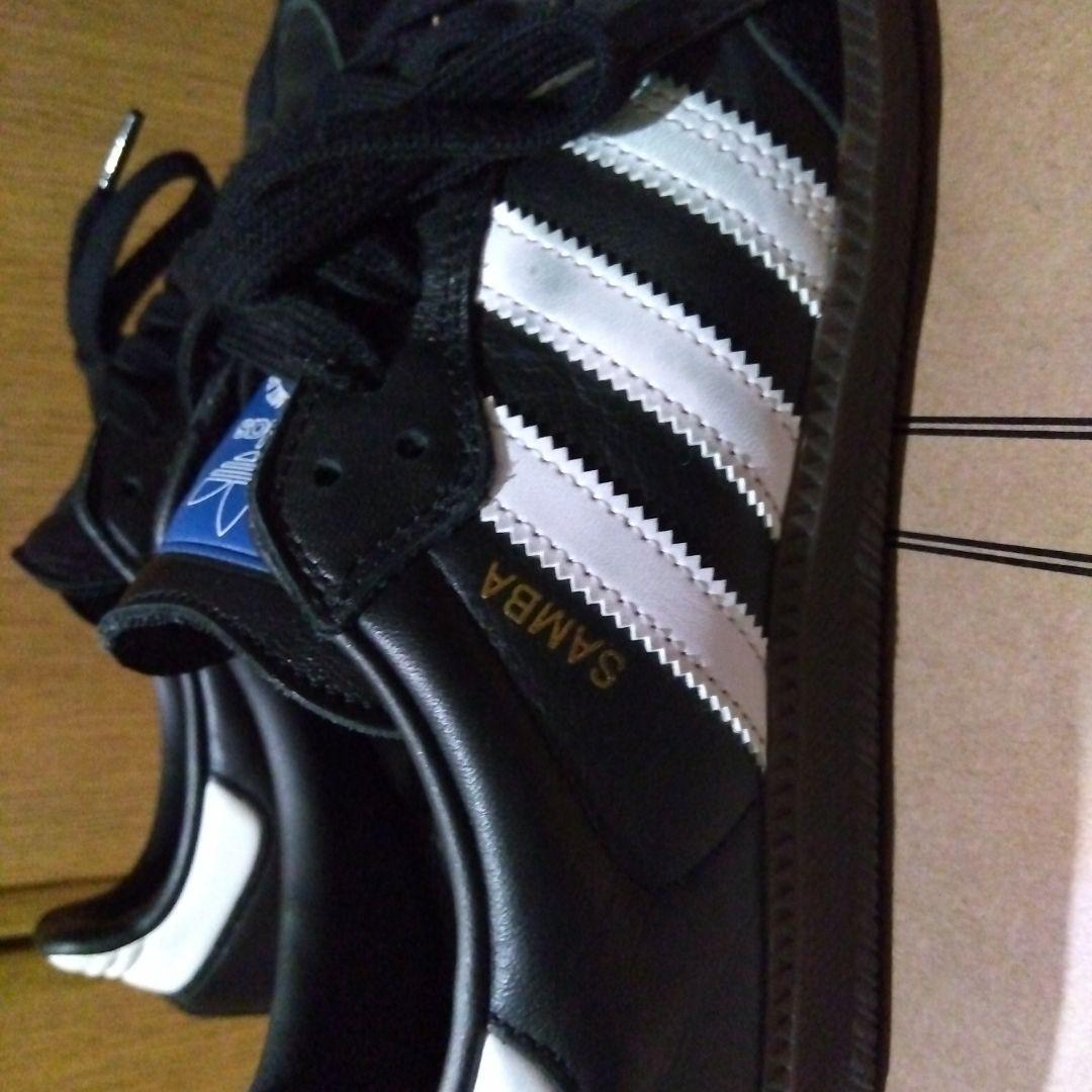 adidas Samba ブラック/ホワイト27.5