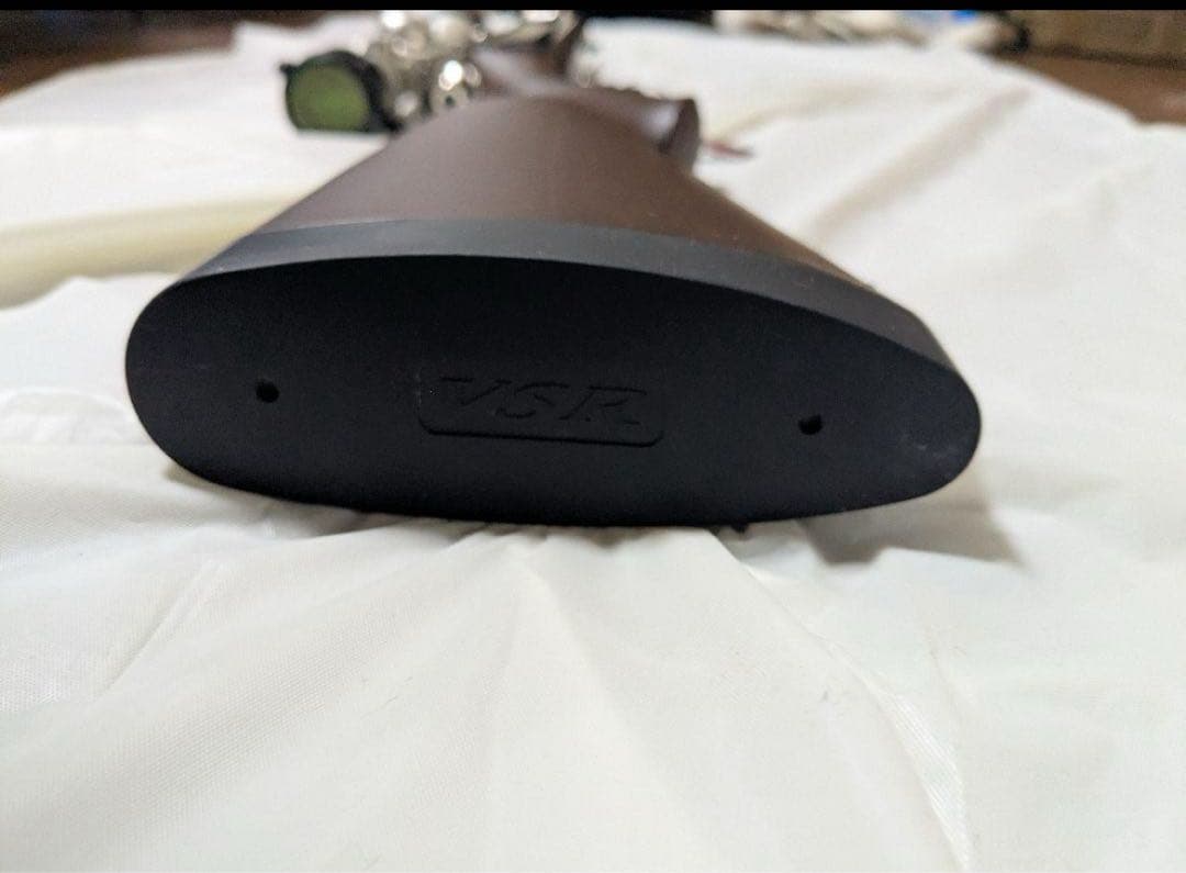 ※値下げ廃盤モデル東京マルイプロハンターリアルショック木目調ストックVSR−10