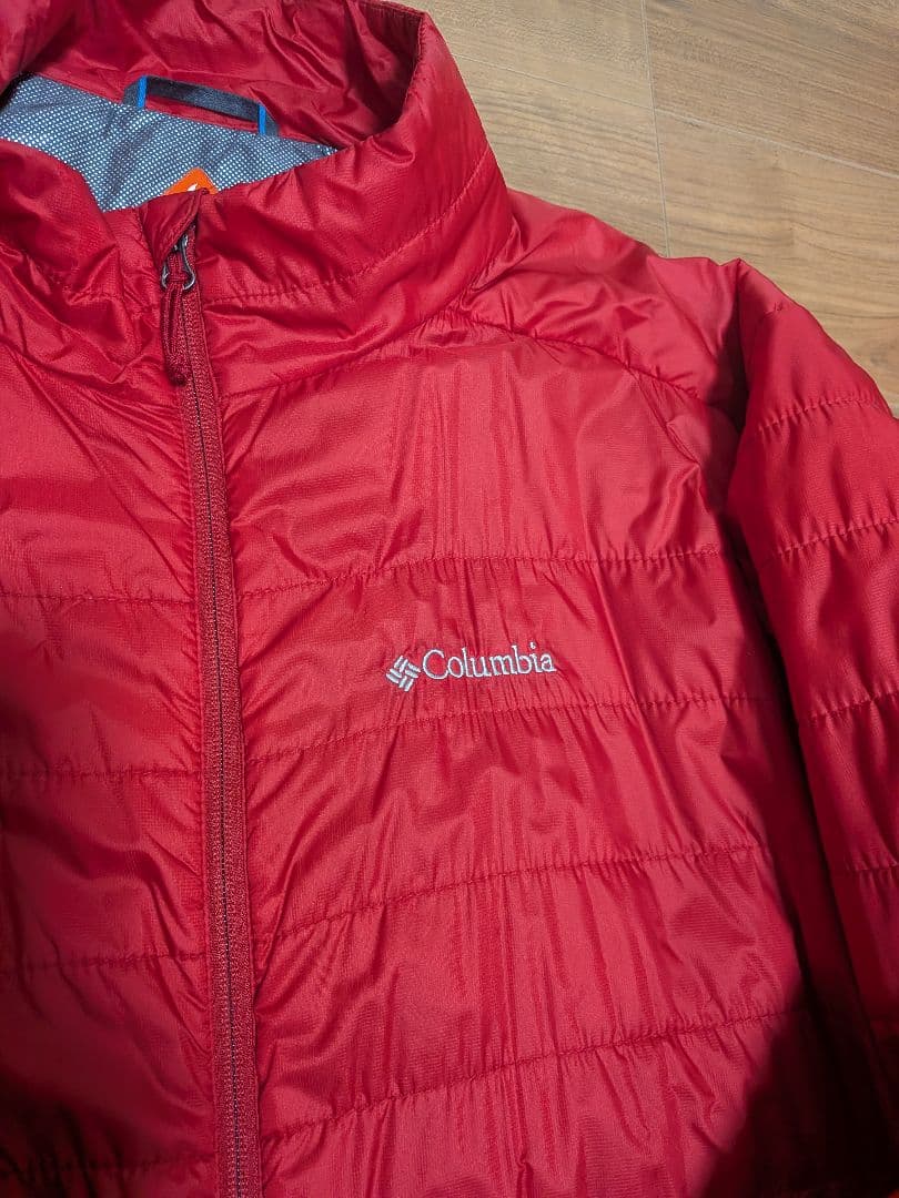 大きいサイズ　コロンビア　ダウンジャケット　赤　　XXL