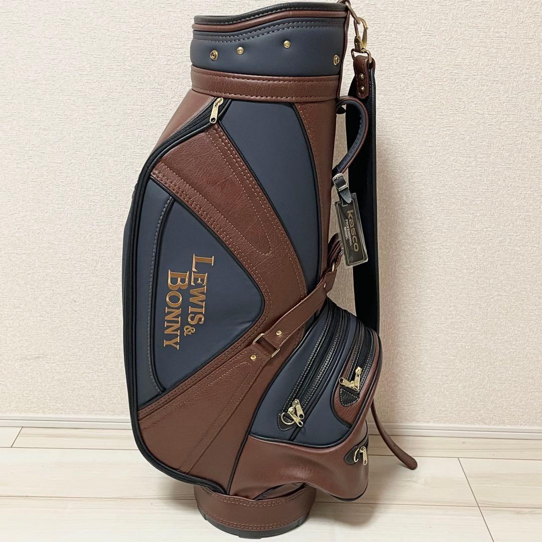 【希少未使用】kasco キャディバッグ Lewis&Bonny ルイス&ボニー